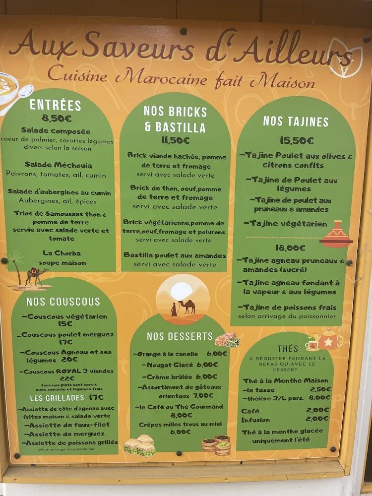 Aux Saveurs d'Ailleurs (Pont-de-vaux) - Menu Image 4